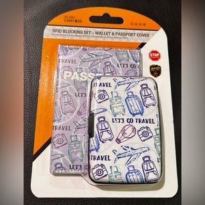 Miami carry on set wallet and passport cover